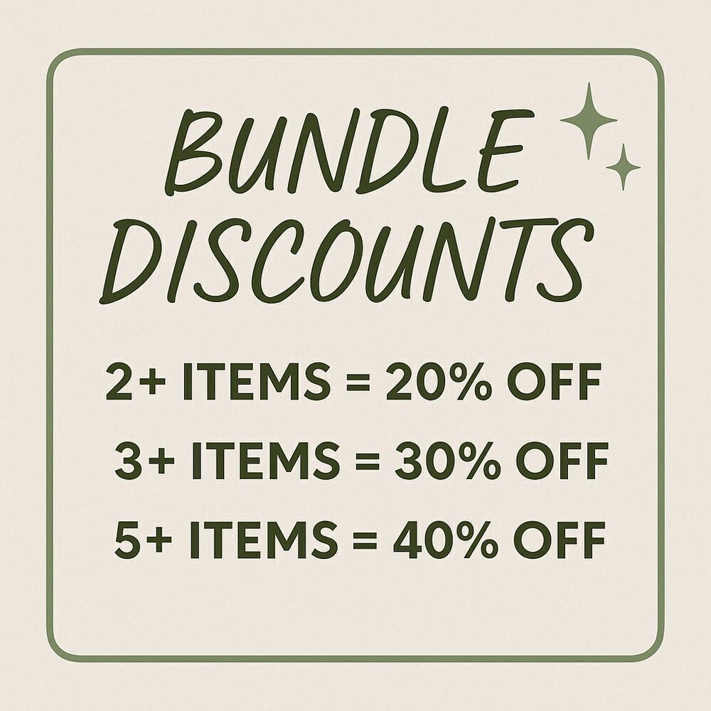 ✨ Bundle Discounts – Save More When You Buy More!